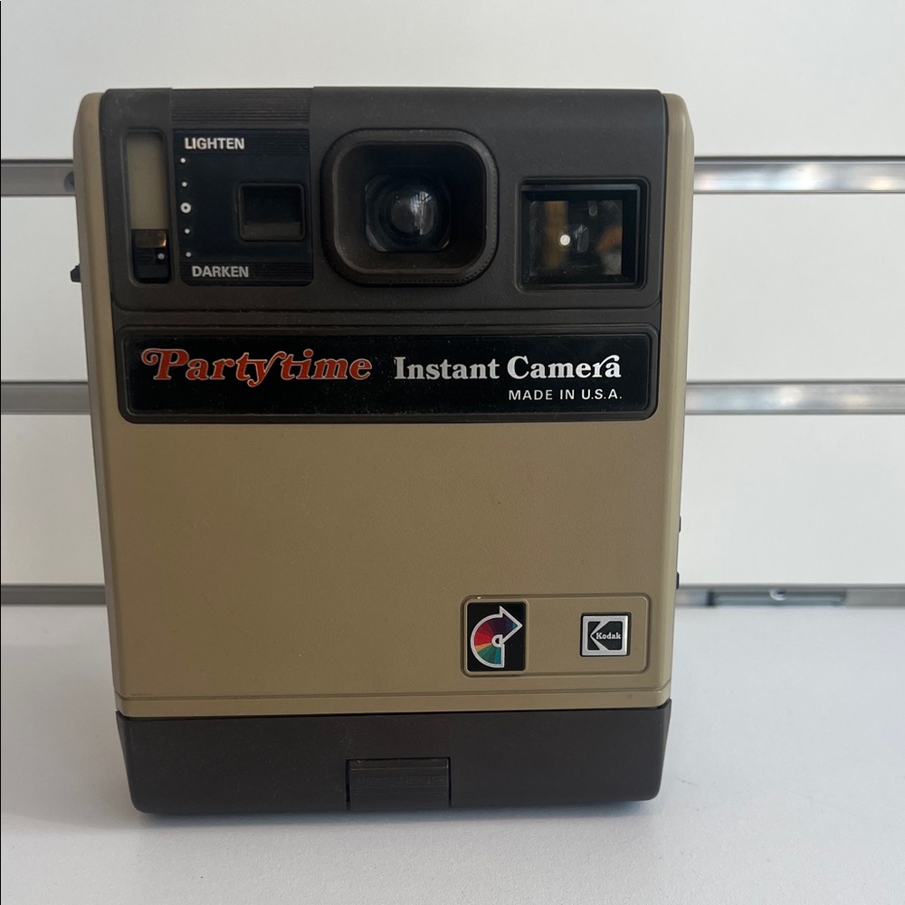 Kodak Partytime Instant Camera - Tan and Black